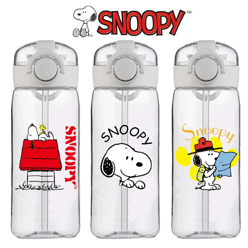 Snoopy Transparent Drink Bottle