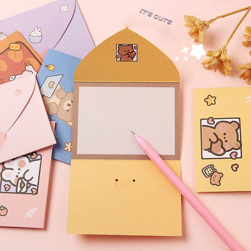 Hungry Bear 50pcs Greeting Cards Set