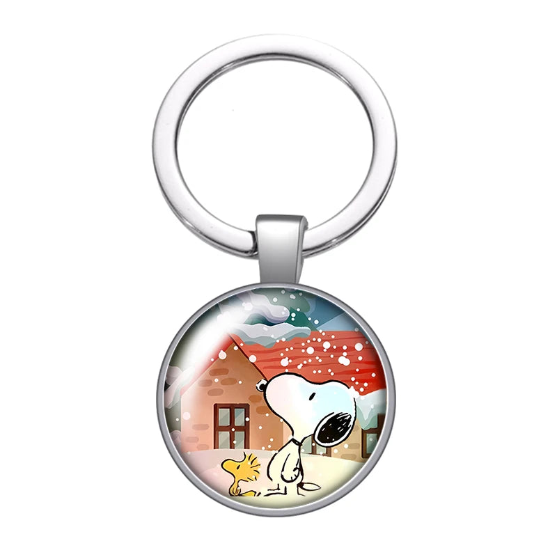 Snoopy Holiday Keychain