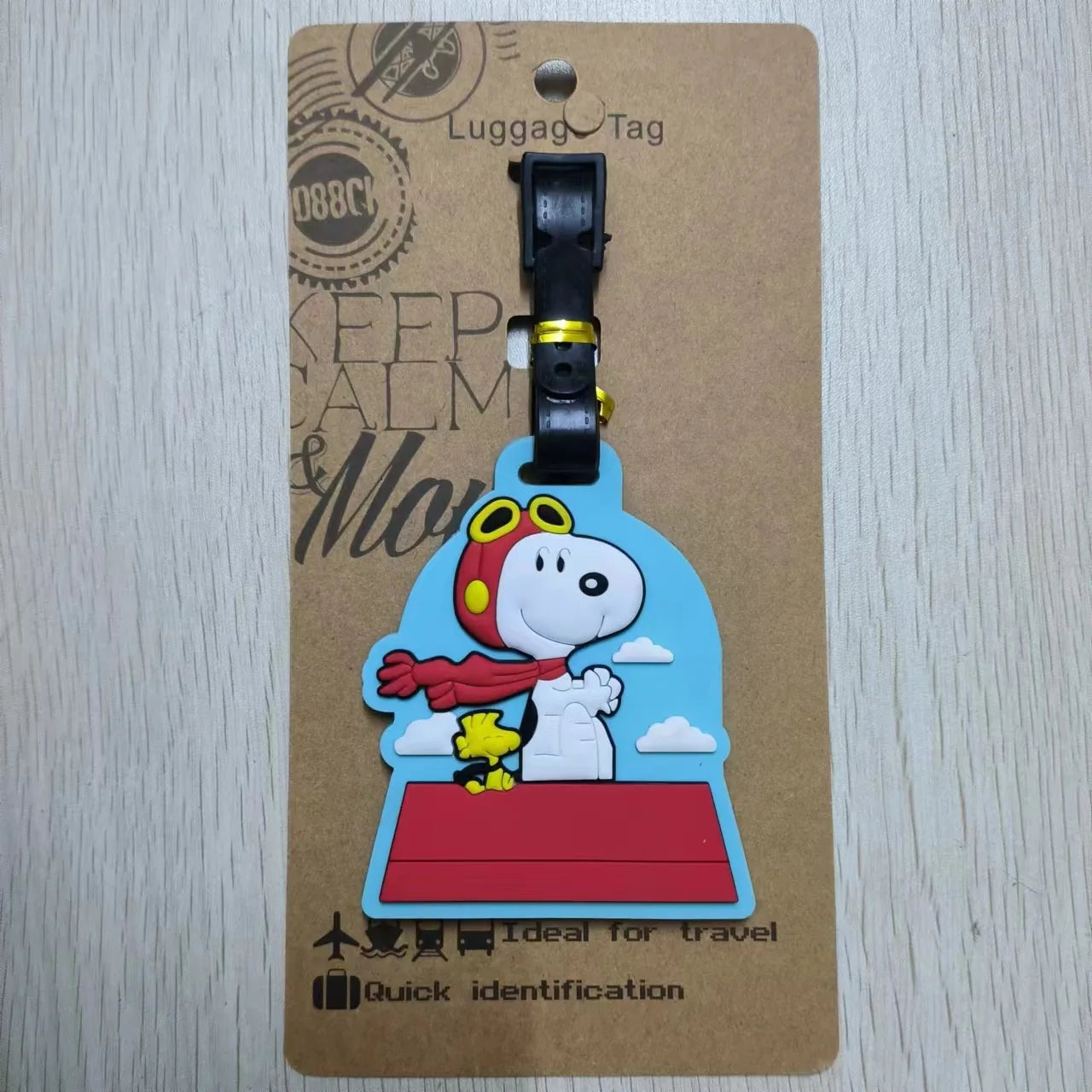 Snoopy Playful Luggage Tag