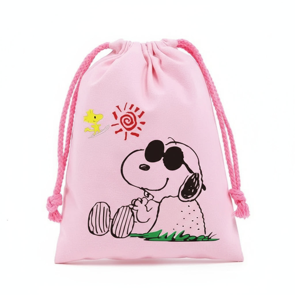 Snoopy Adventure Drawstring Bag