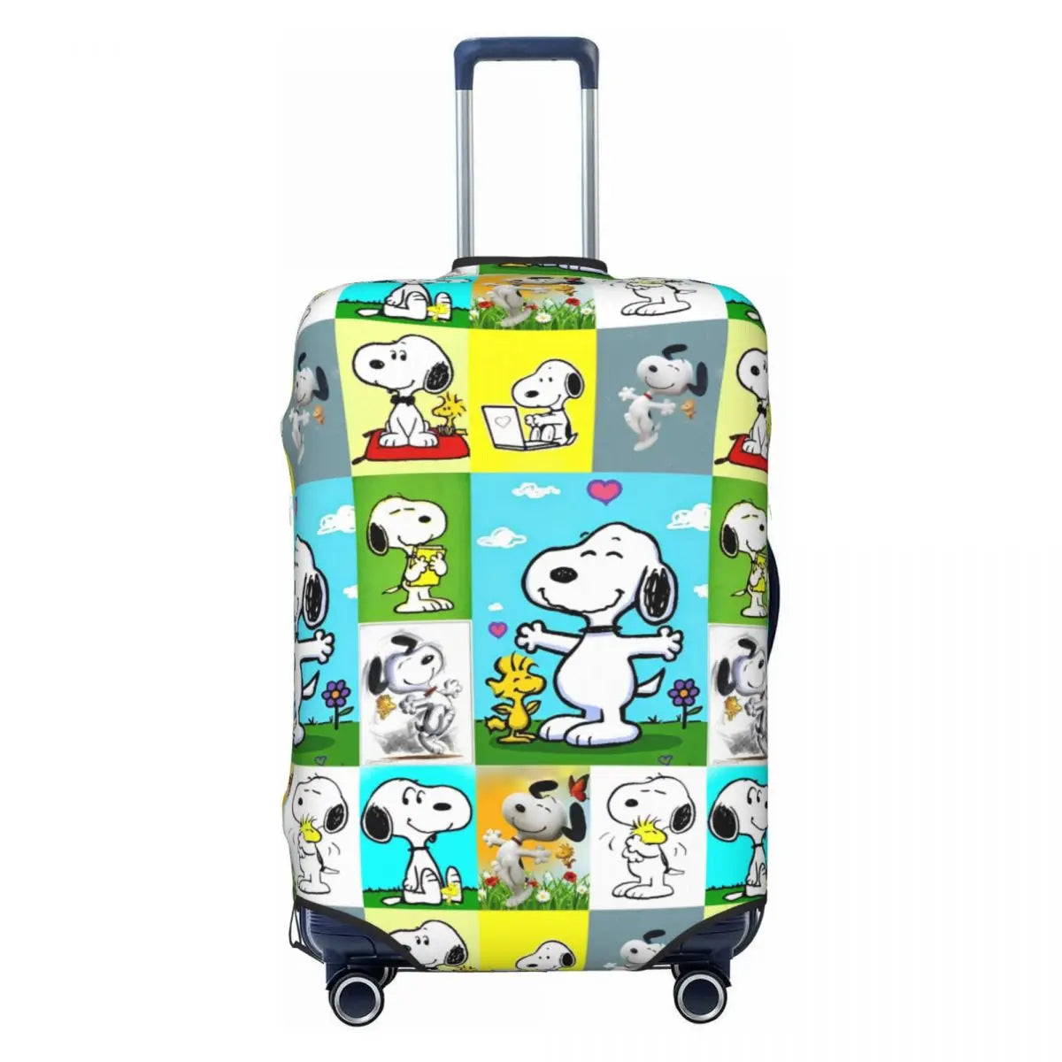 Snoopy Exploring Luggage Cover