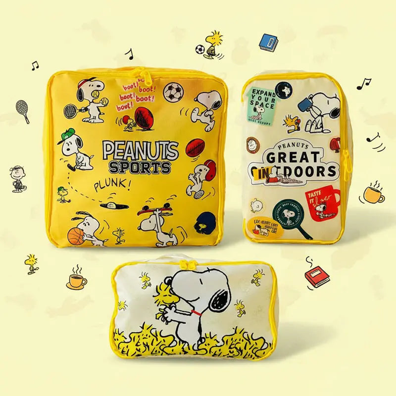 Snoopy Butter Storage Bag 3pcs