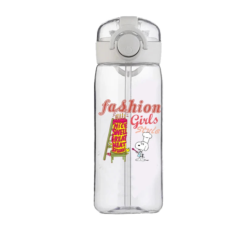 Snoopy Transparent Drink Bottle