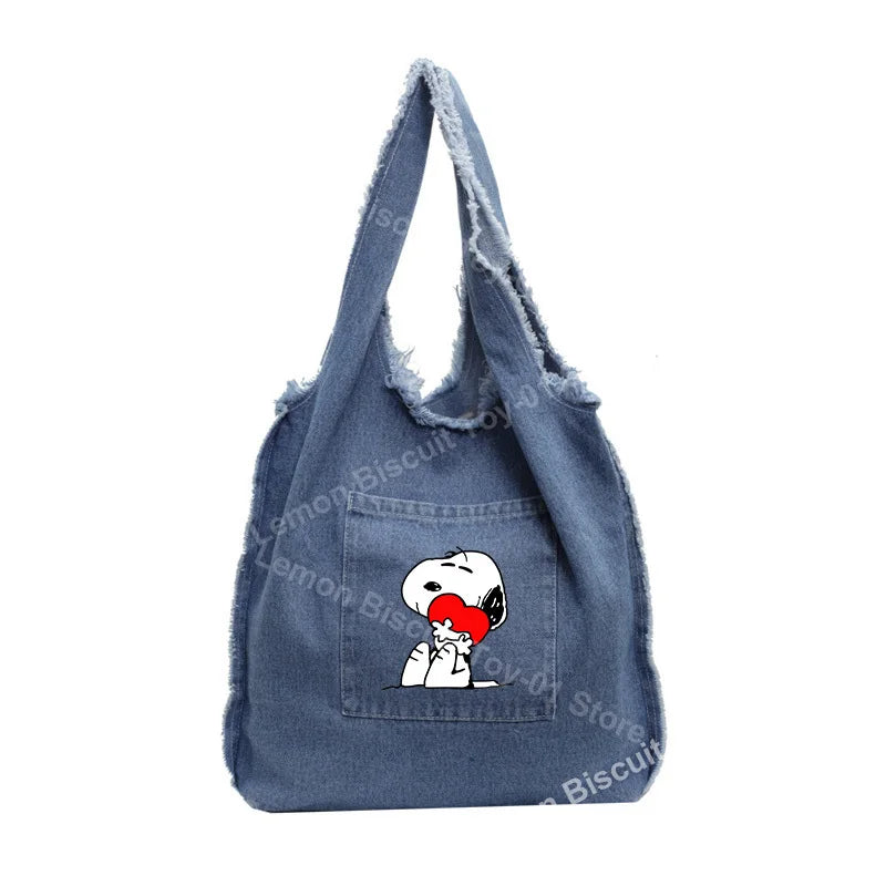 Snoopy Vibin Denim Bag