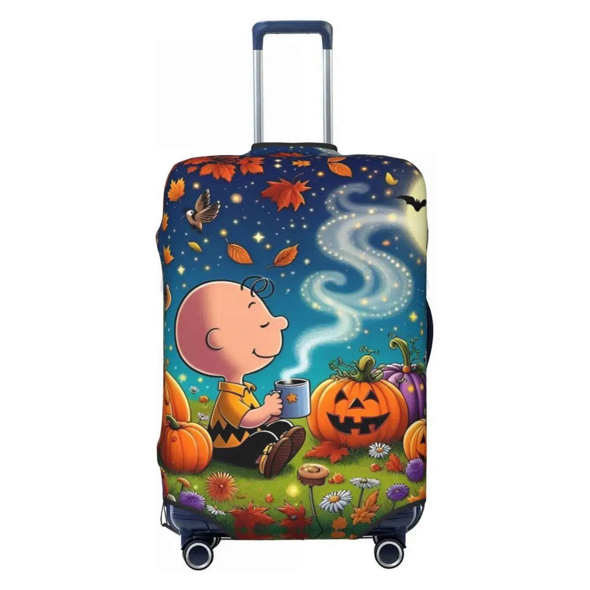 Snoopy Exploring Luggage Cover