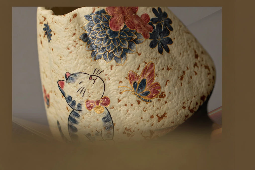 Maneki Neko Matcha Bowl Set