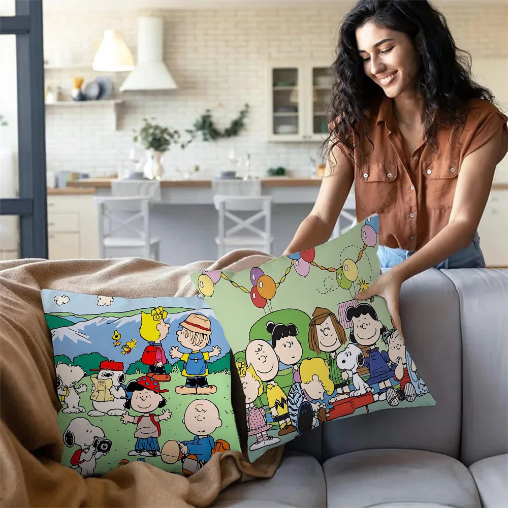 Snoopy Family Pillowcase