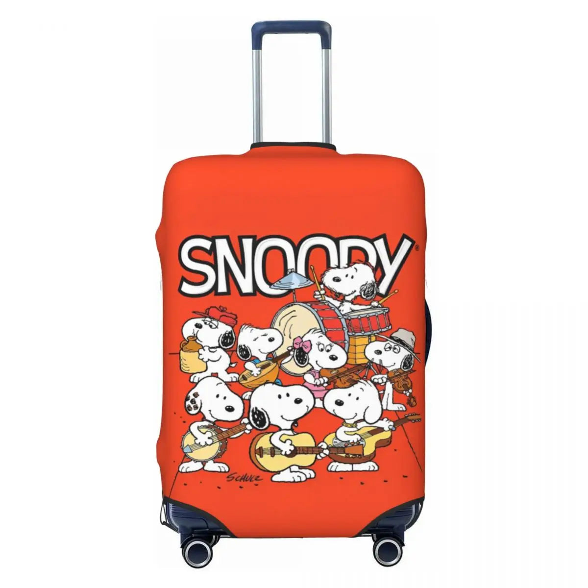 Snoopy Exploring Luggage Cover