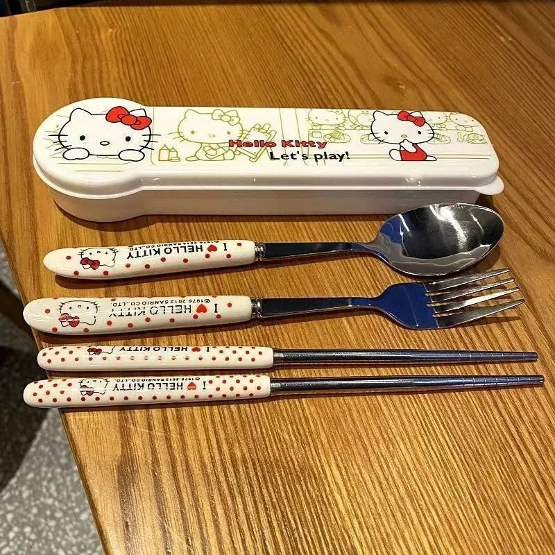 Hello Kitty Stainless Steel Cutlery Set