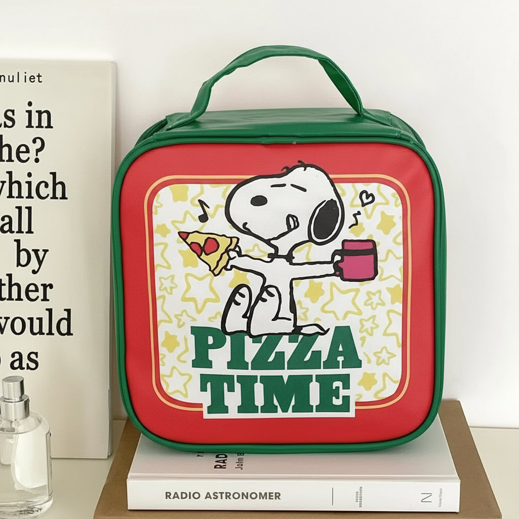Snoopy Pizza Time Lunch Bag