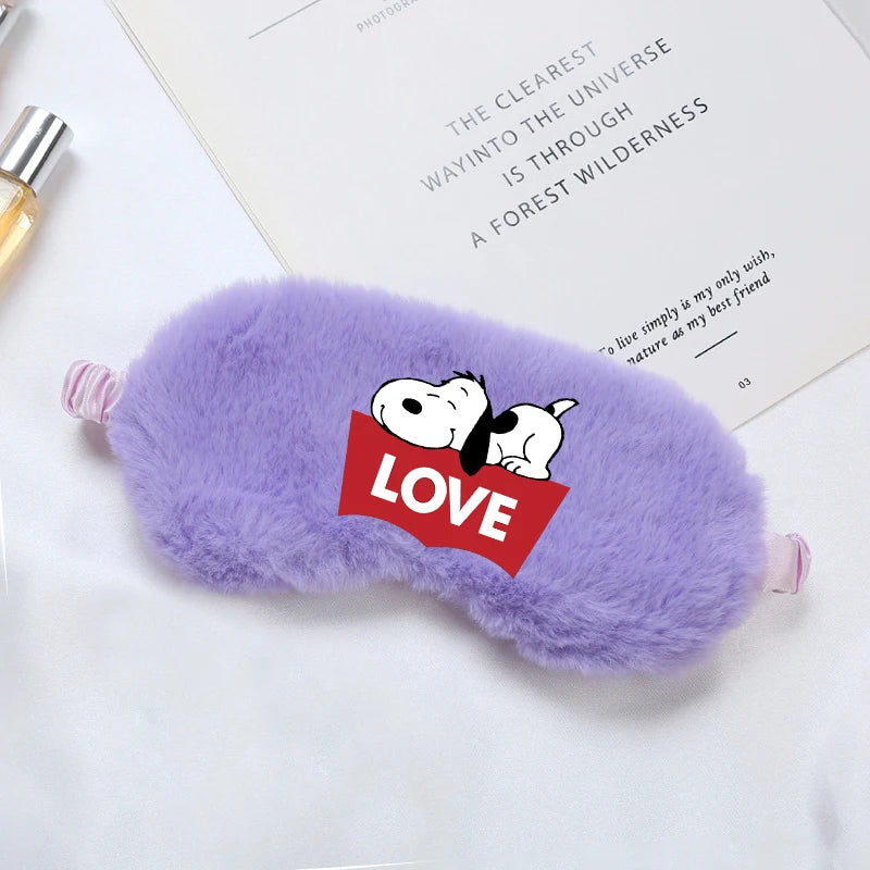Snoopy Plushy Eye Mask