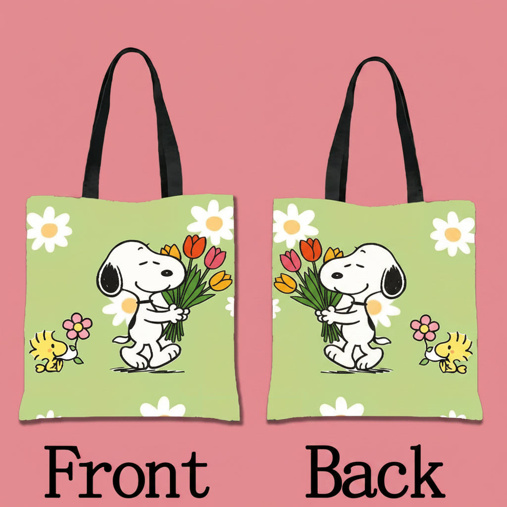 Snoopy Adore Tote Bag