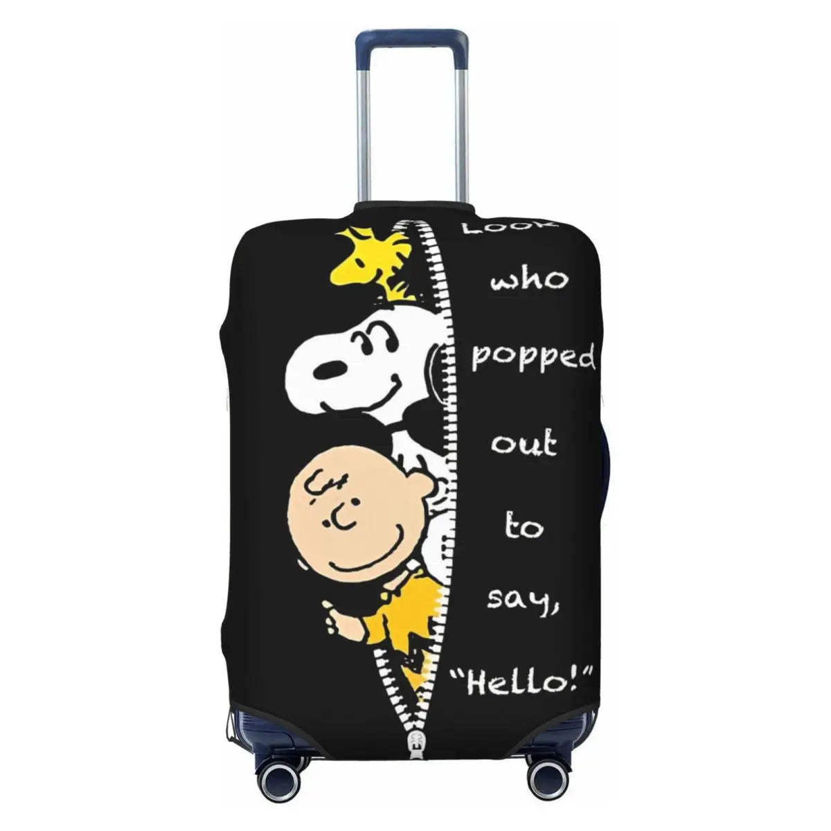 Snoopy Exploring Luggage Cover