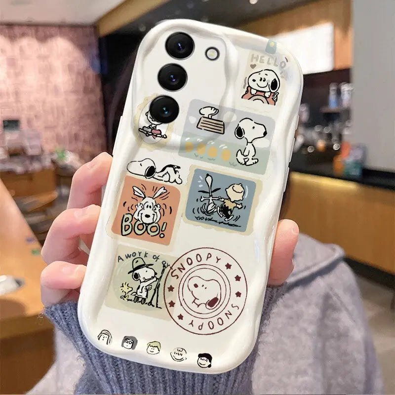 Snoopy Kawaii Wave Phone Case