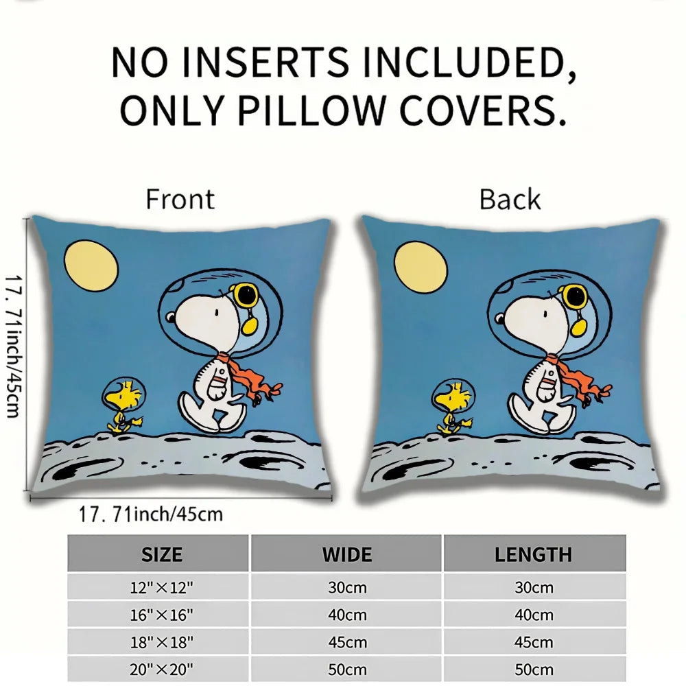 Snoopy Adventure Time Pillowcase