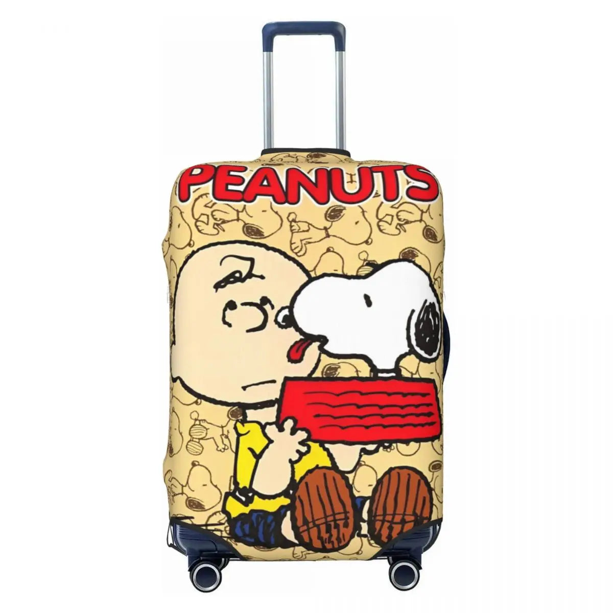 Snoopy Exploring Luggage Cover