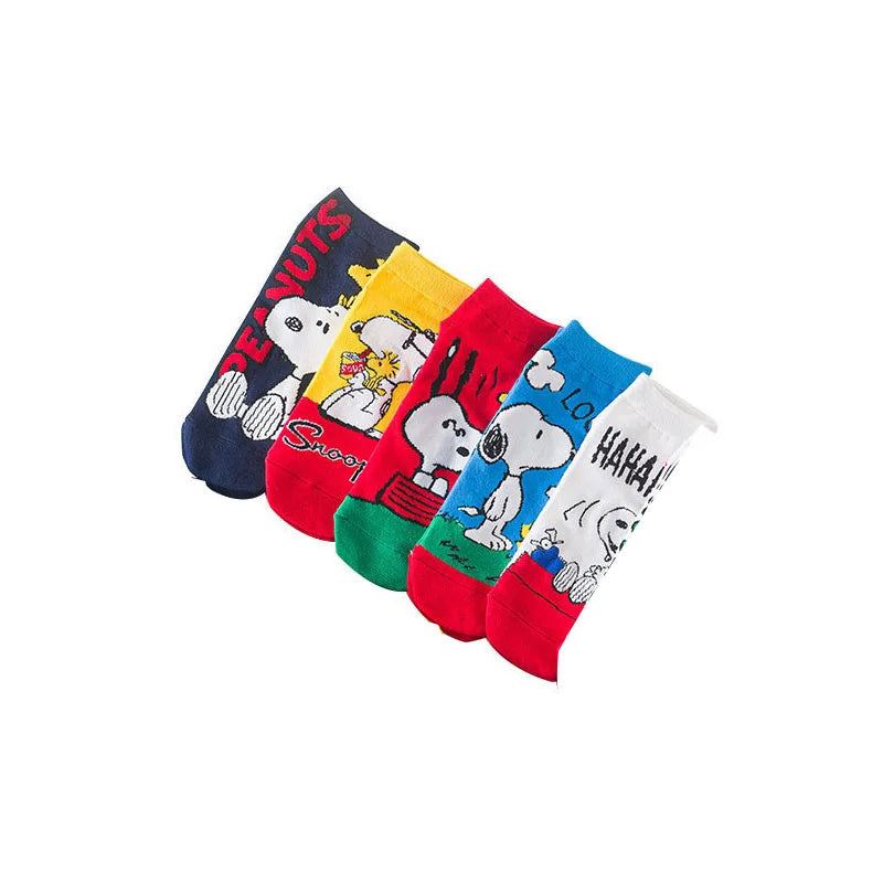 Snoopy Favourite Cozy Socks 5pcs Set