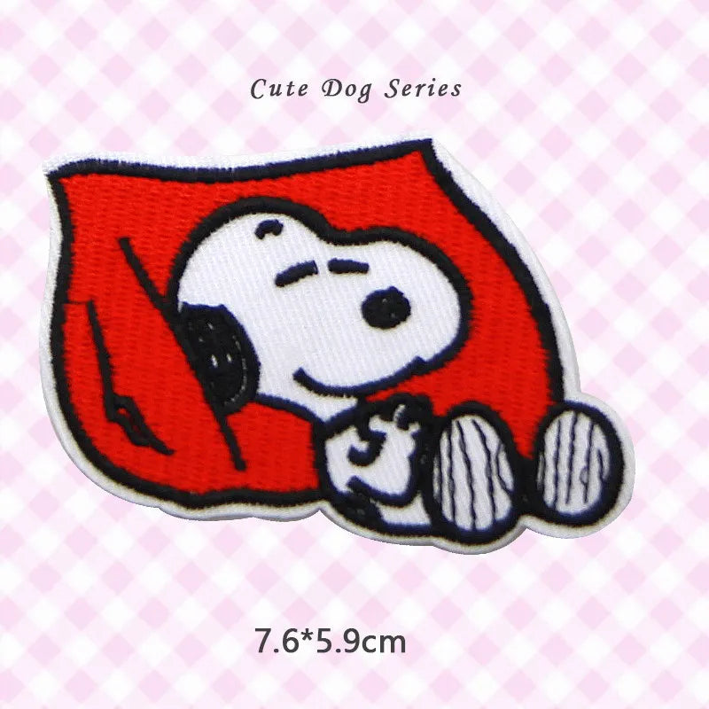 Snoopy Mood Embroidered Patch