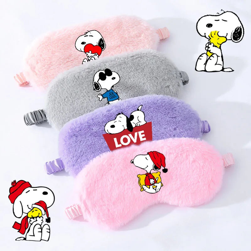 Snoopy Plushy Eye Mask