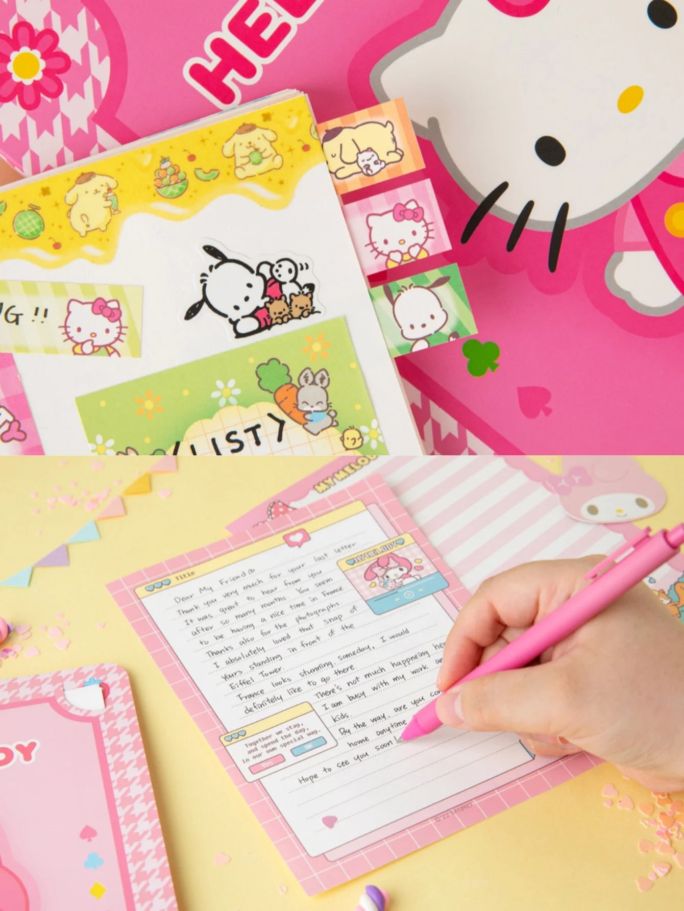 Hello Kitty Sticky Notepad