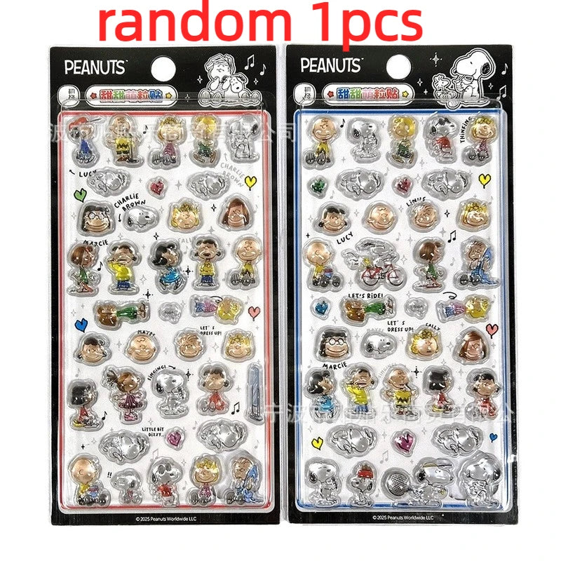 Snoopy & Friends 3D Bubble Stickers