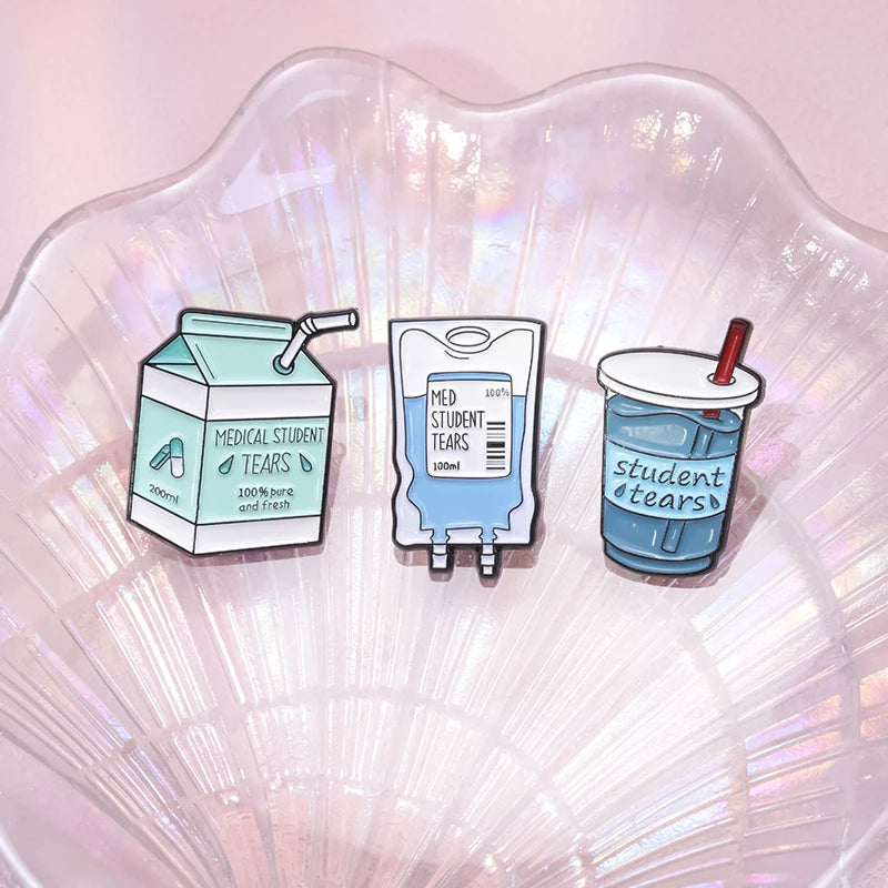 Medical Student Tears Brooch