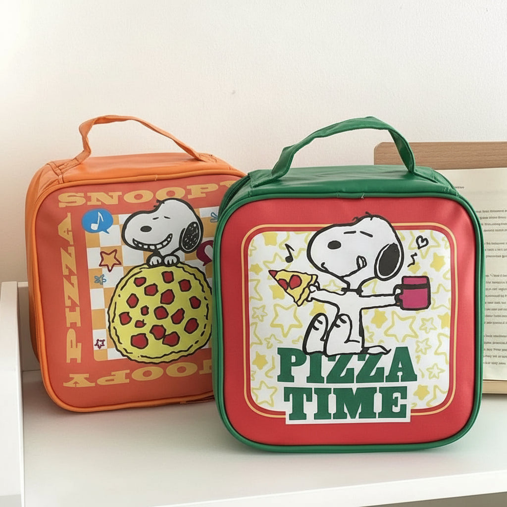 Snoopy Pizza Time Lunch Bag