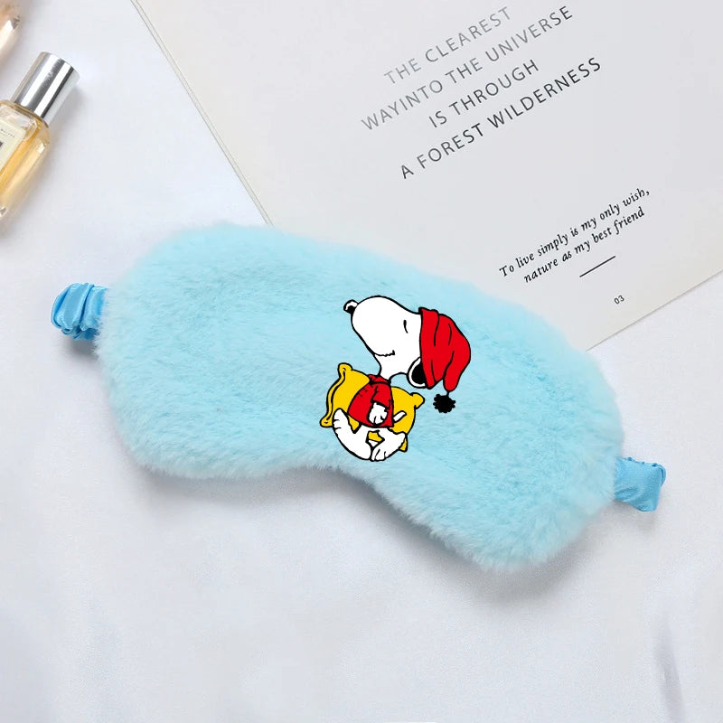 Snoopy Plushy Eye Mask