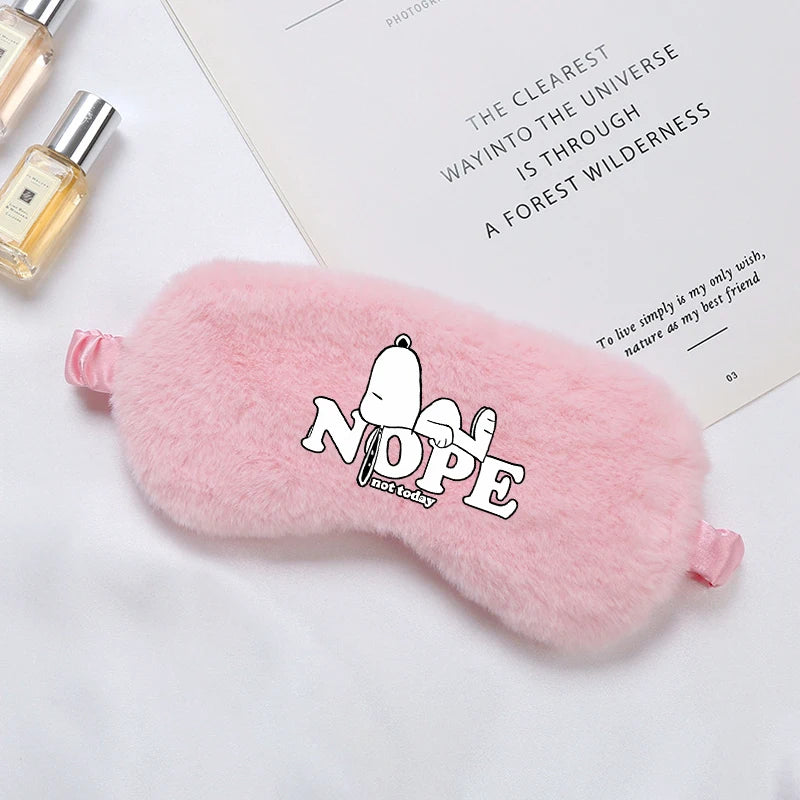Snoopy Plushy Eye Mask