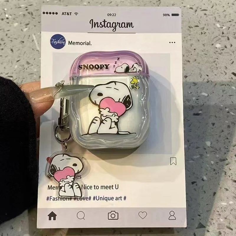 Snoopy Love AirPods Case