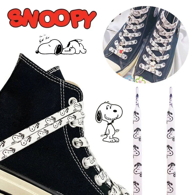 Snoopy Mono Shoe Laces