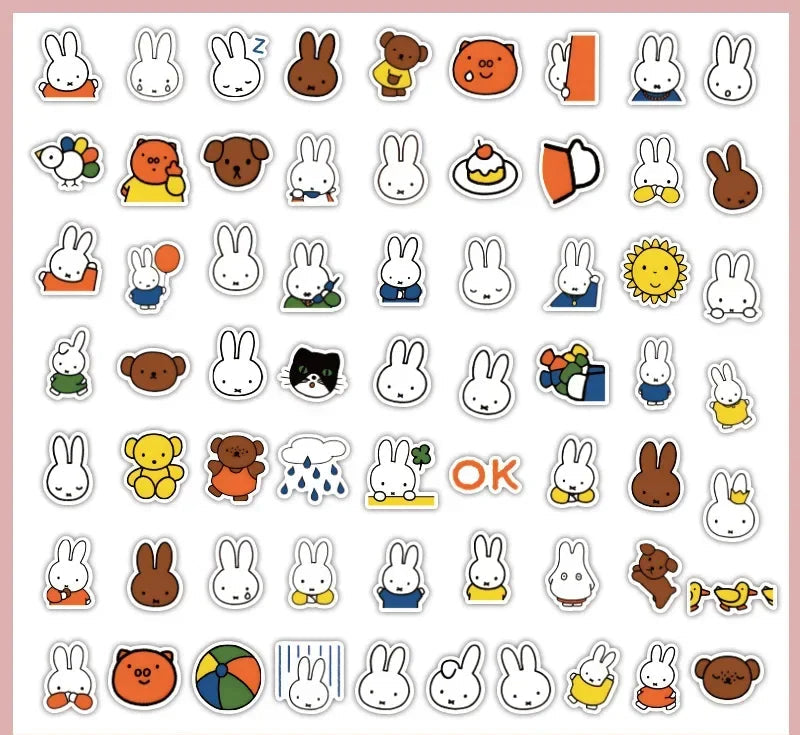 Miffy Kawaii Stickers 50pcs