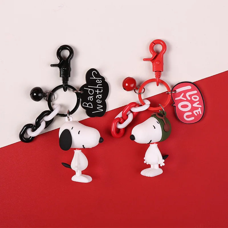 Snoopy Moody Keychain