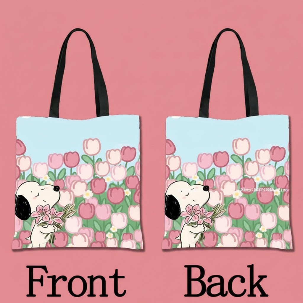Snoopy Adore Tote Bag