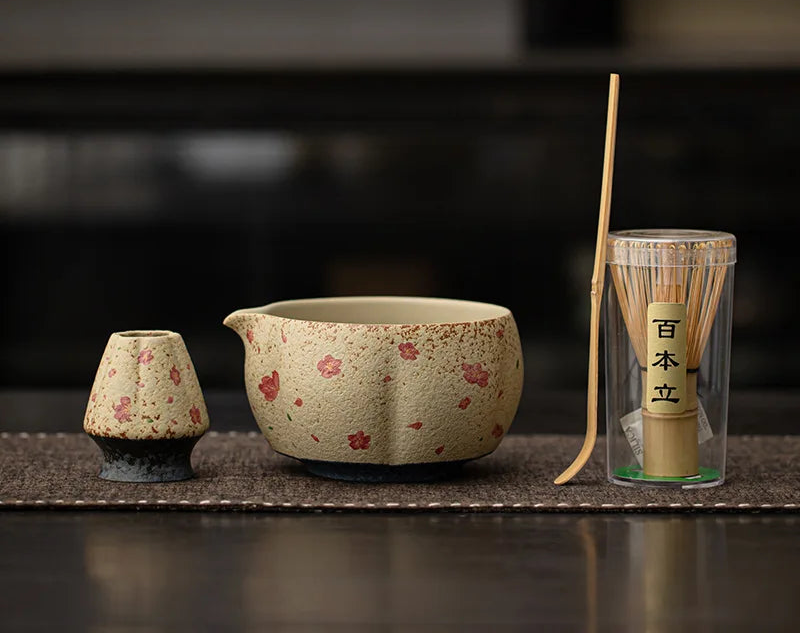 Petal Matcha Bowl Set