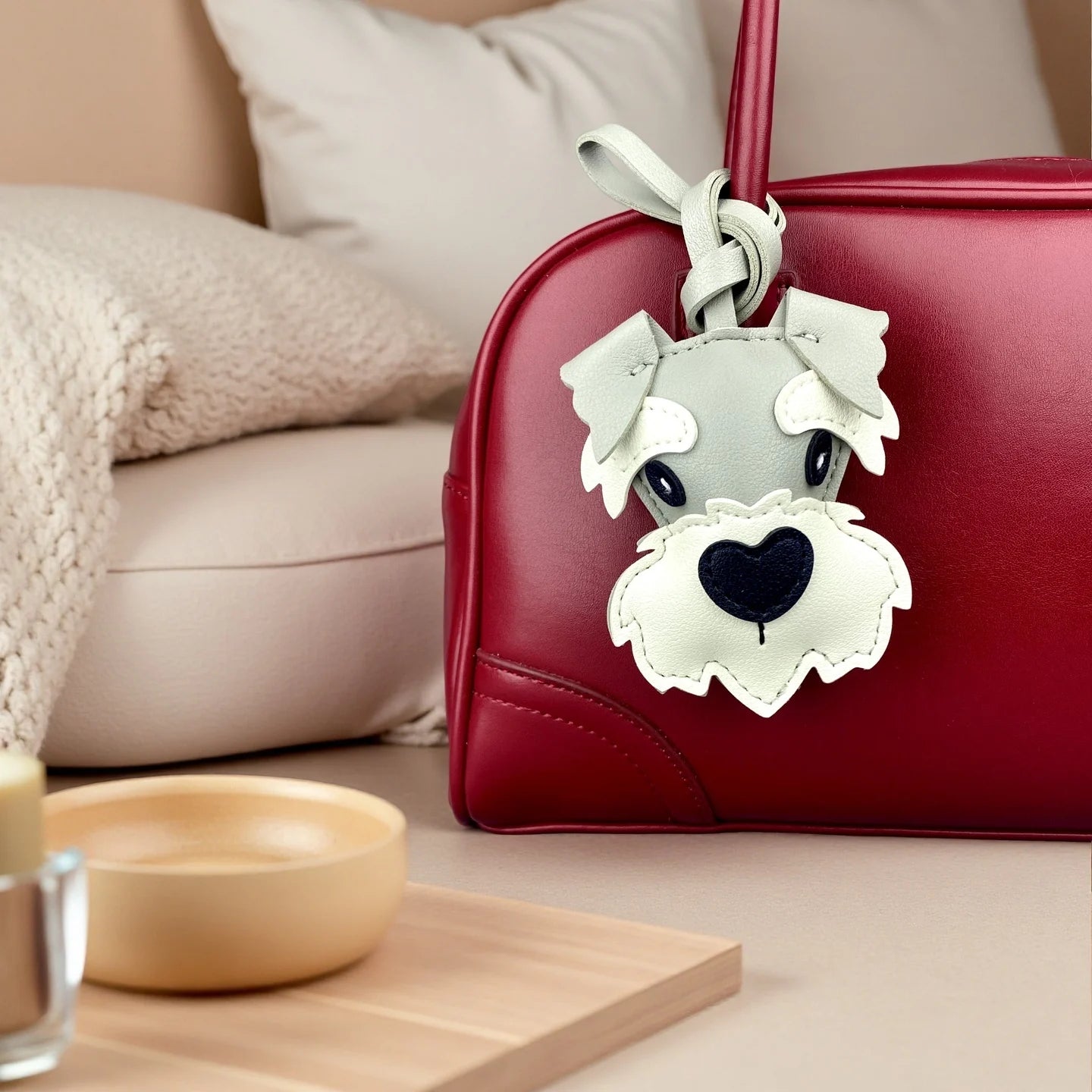 Schnauzer Pal Bag Charm