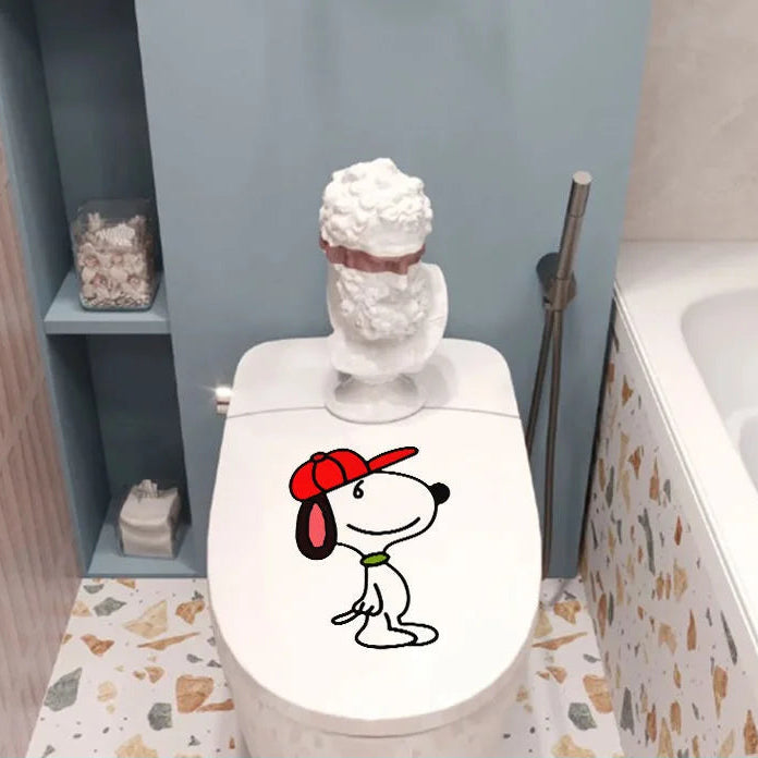 Snoopy Toilet Sticker