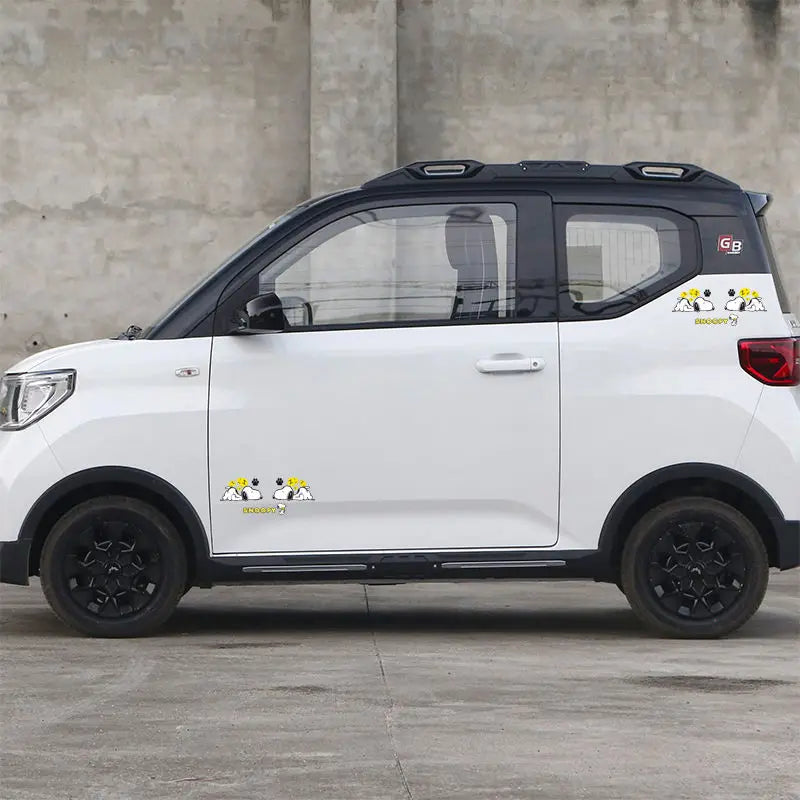 Snoopy Snoozing Car Sticker