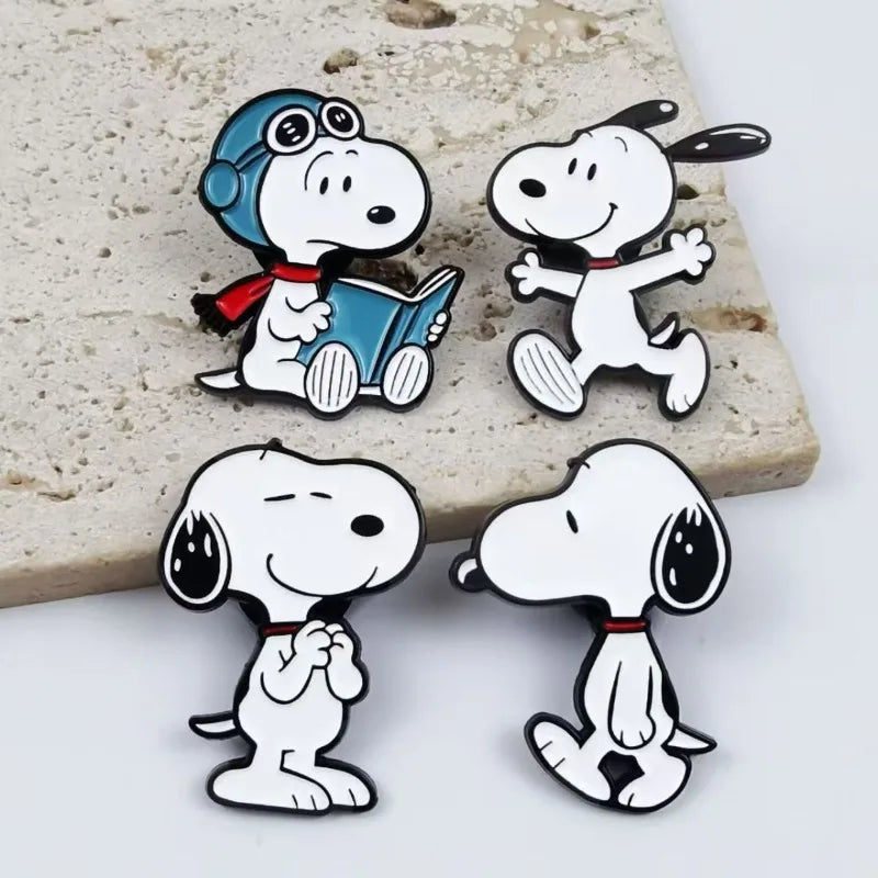 Snoopy Time Brooch