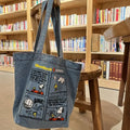 Woodstock & Snoopy Denim Bag