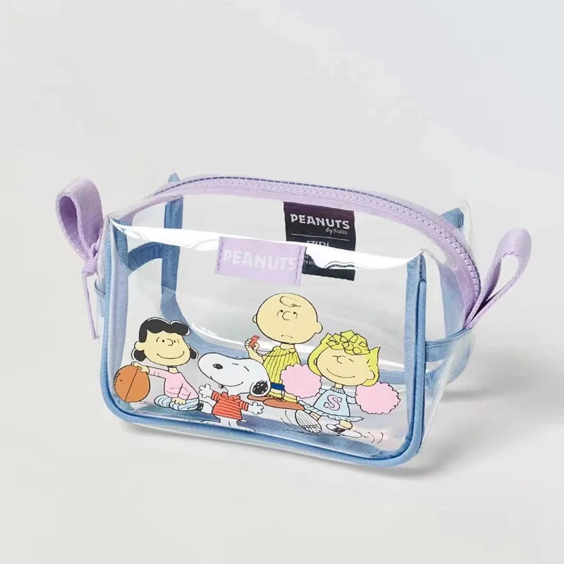Snoopy & Friends Transparent Cosmetic Bag