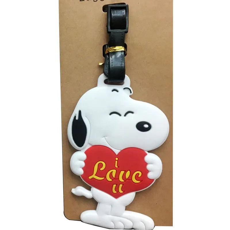Snoopy Playful Luggage Tag