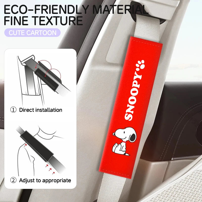 Snoopy Classic Seat Belt Cover