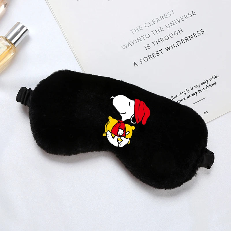 Snoopy Plushy Eye Mask