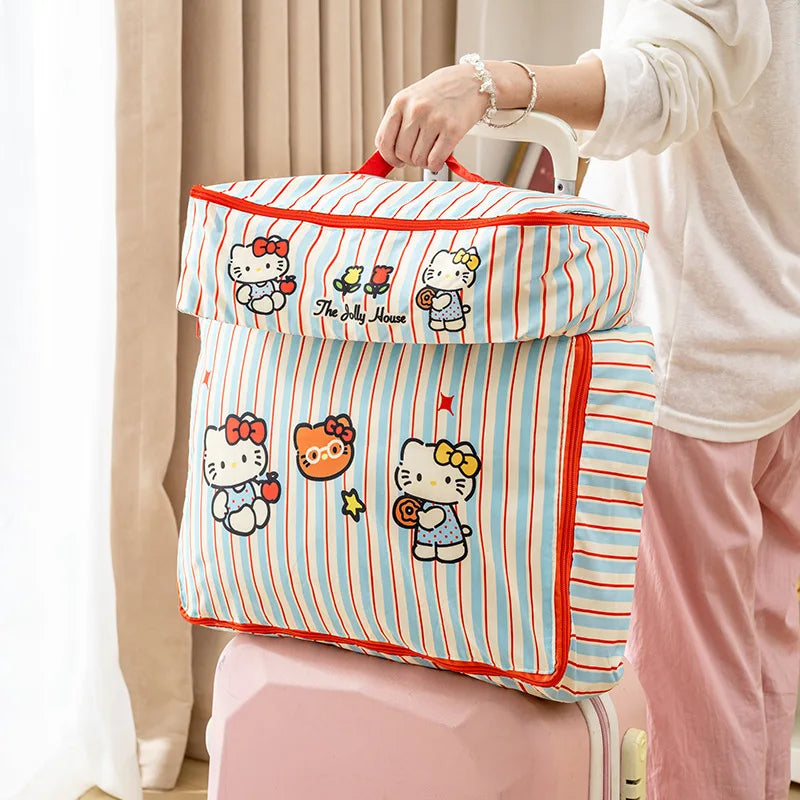 Hello Kitty Stripped Storage Bags