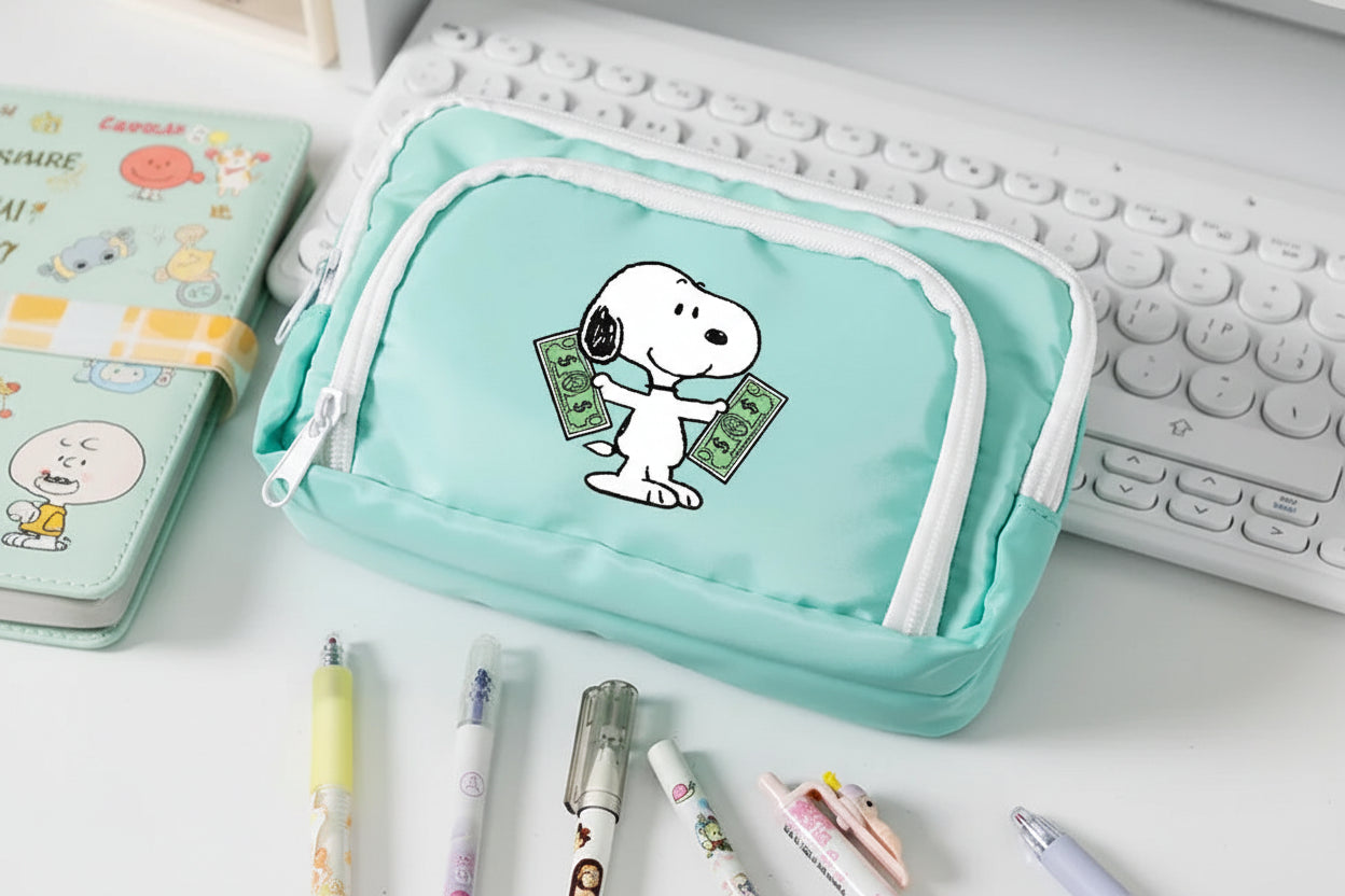 Snoopy 3 Layer Pencil Case