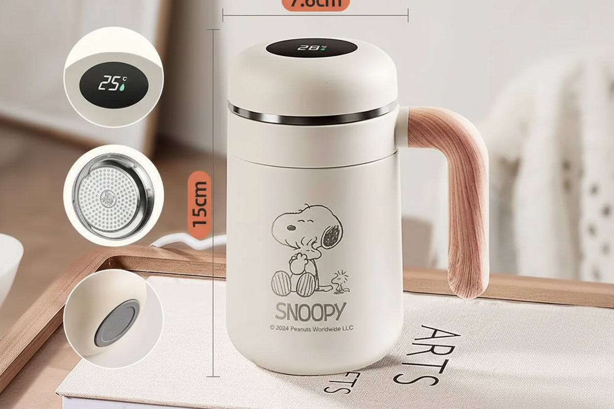 Snoopy & Woodstock Flask