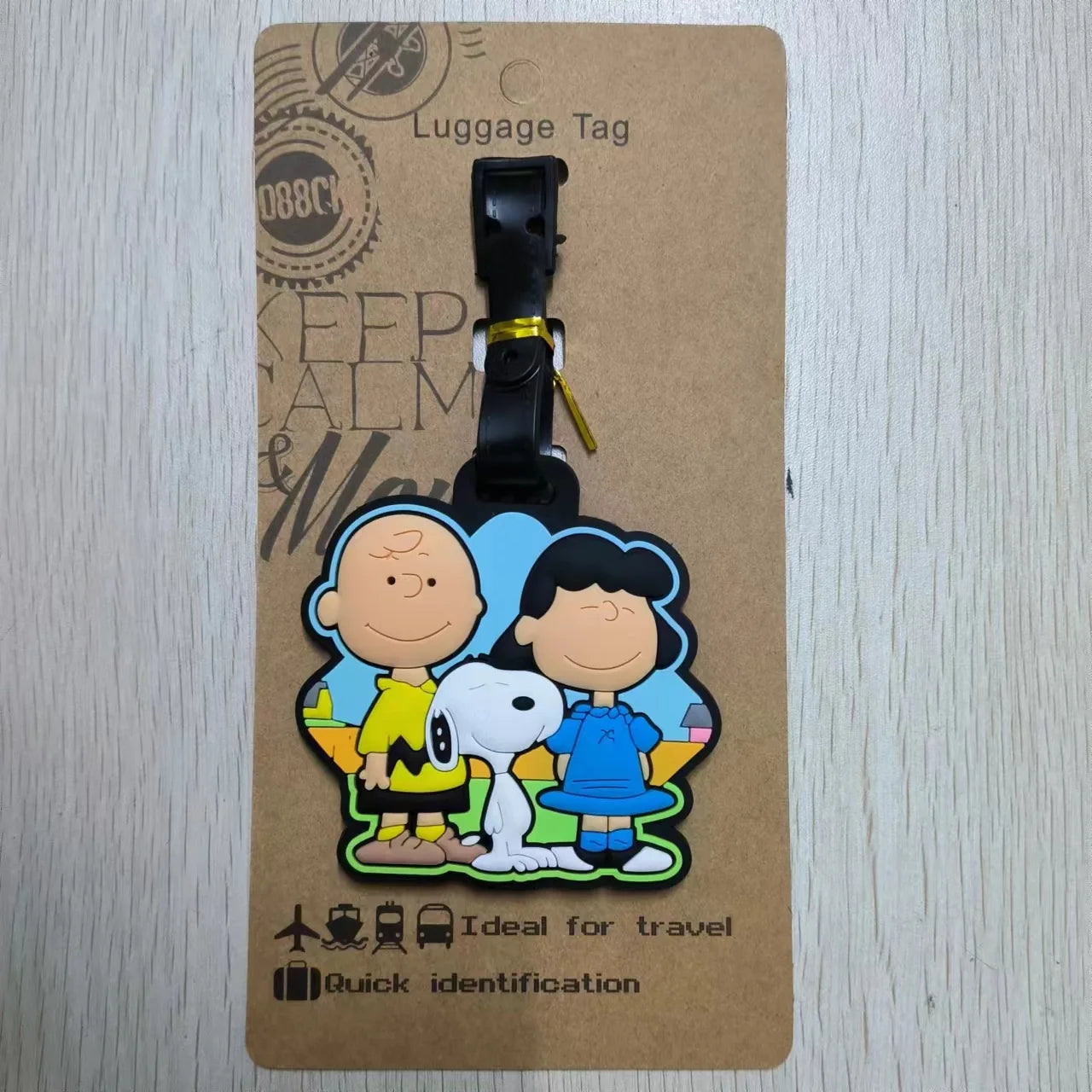 Snoopy Playful Luggage Tag