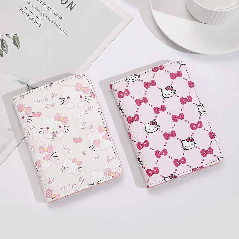 Hello Kitty Bow Vegan Leather Passport Cover